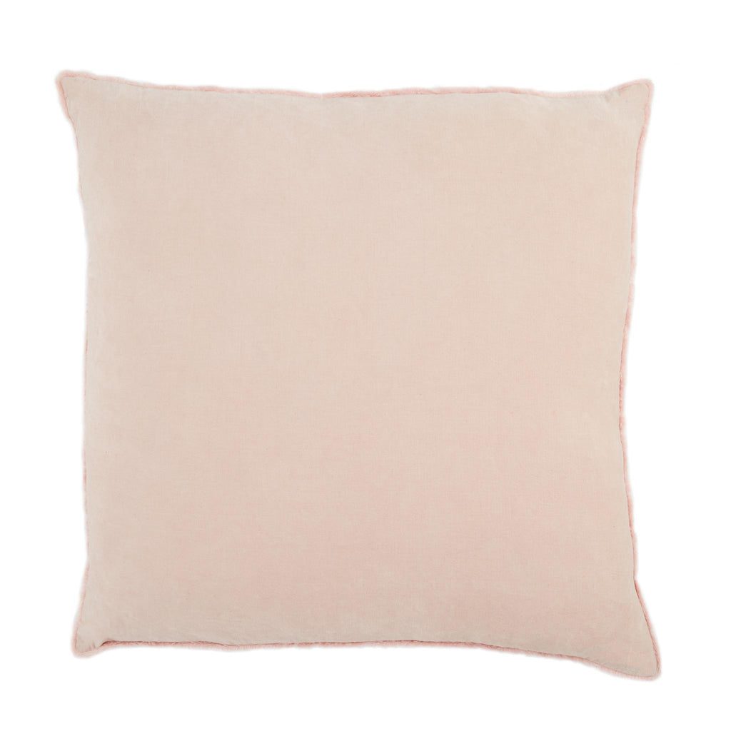 Jaipur Living Nouveau Sunbury Solid Blush 26" x 26" Pillow