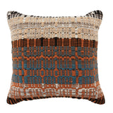 Jaipur Living Nazka Zyan Trellis Orange / Blue 22" x 22" Pillow
