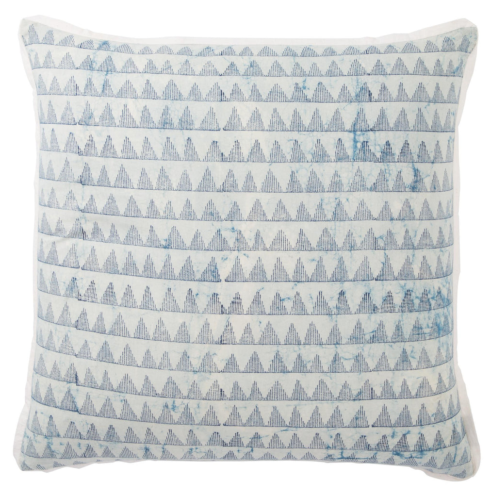 Jaipur Living Revolve Yonah Geometric Blue / White 22" x 22" Pillow