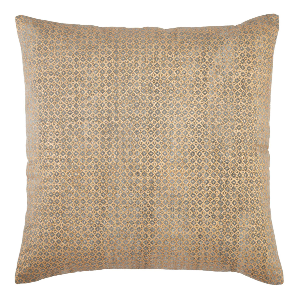 Jaipur Living Revolve Bayram Trellis Gold / Light Gray 22" x 22" Pillow