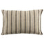 Jaipur Living Tanzy Lucien Stripes Dark Brown / Cream 13" x 21" Pillow
