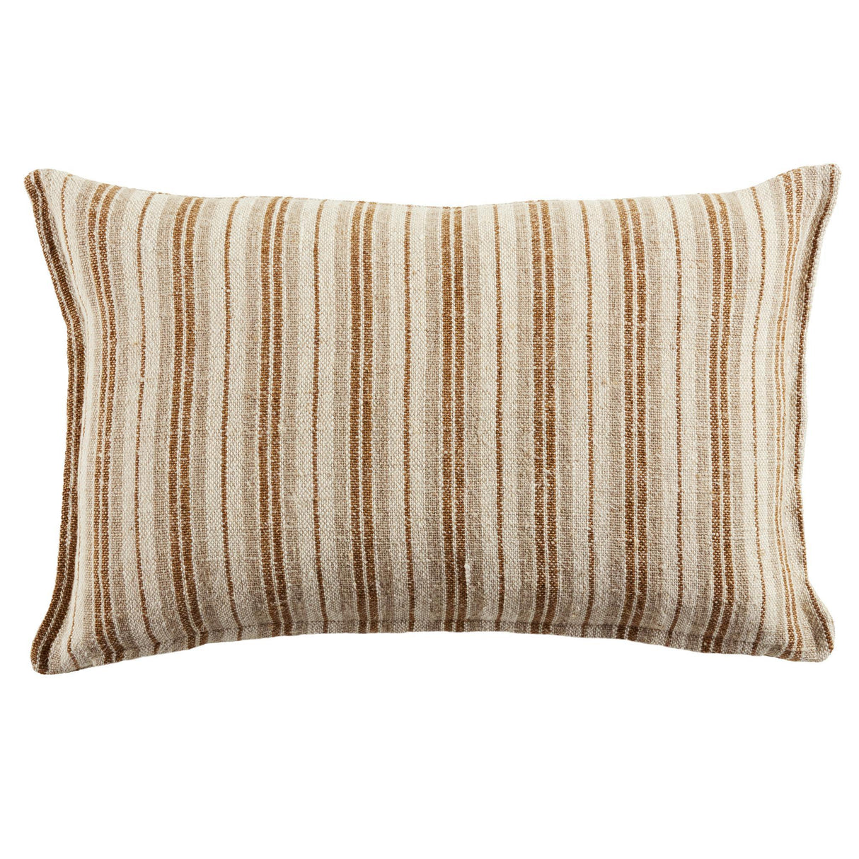 Jaipur Living Tanzy Lucien Stripes Cream / Gold 13" x 21" Pillow