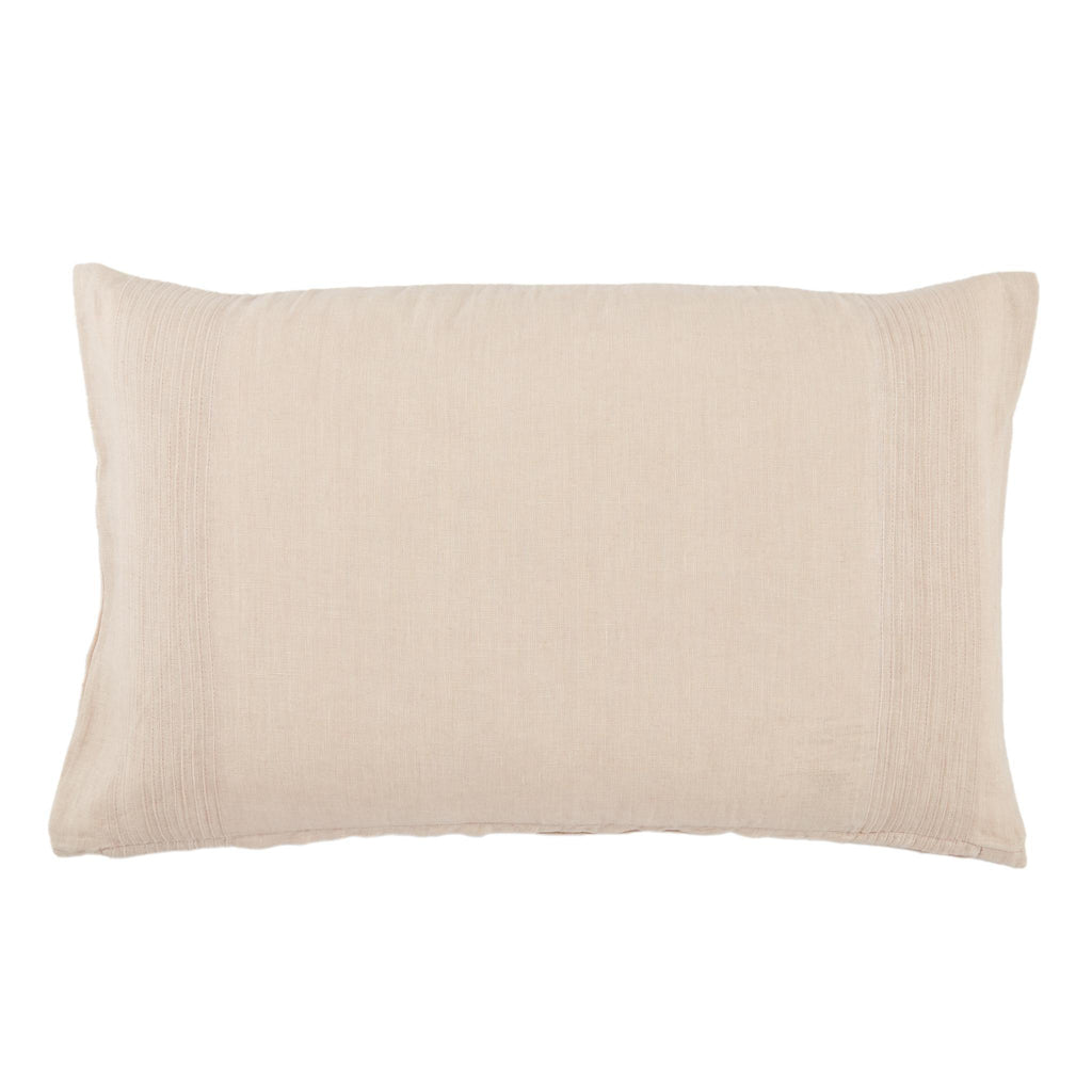 Jaipur Living Taiga Rosario Solid Blush 16" x 24" Pillow