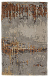 Jaipur Living Prause Handmade Abstract Gray/ Bronze Area Rug (10'X14')