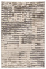 Jaipur Living Gravity Striped Gray/ Cream Area Rug (10'6"X14')