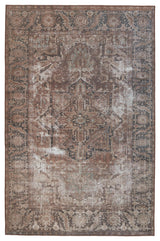 Kate Lester + Jaipur Living Minita Medallion Brown/ Tan Area Rug (7'6"X10')