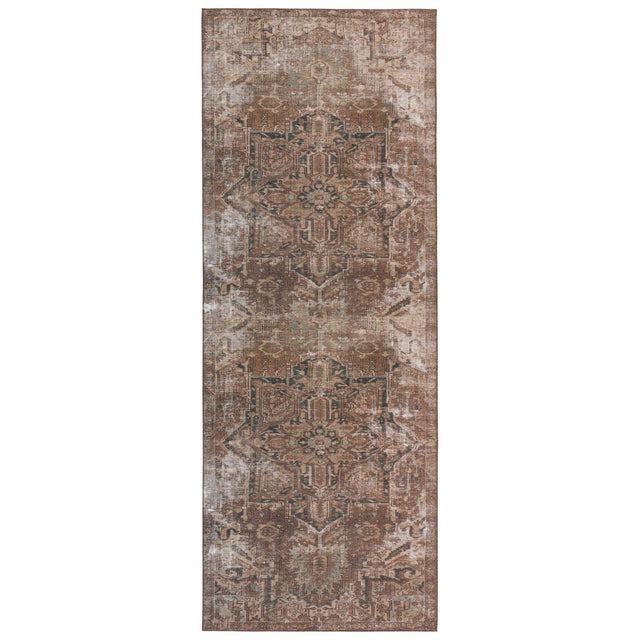 Jaipur Living Harman Hold Minita Medallion Brown / Tan 4' x 8' Rug