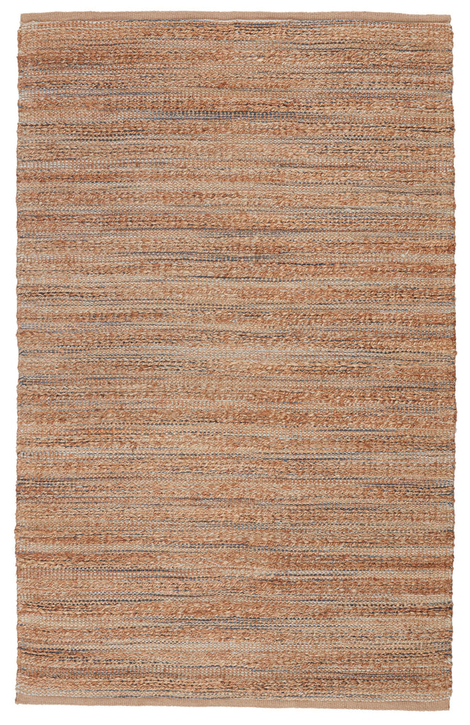 Jaipur Living Canterbury Natural Solid Beige/ Blue Area Rug (3'6"X5'6")