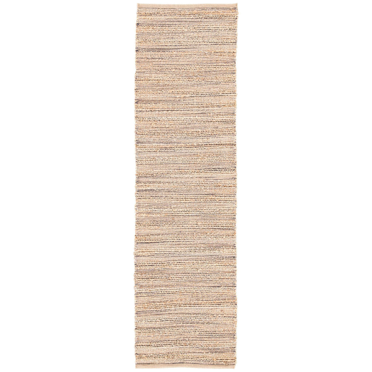 Jaipur Living Himalaya Canterbury Solid Tan / Navy 2'6" x 9' Rug