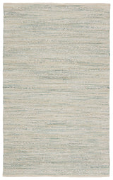 Jaipur Living Himalaya Canterbury Stripes White / Turquoise 9' x 12' Rug