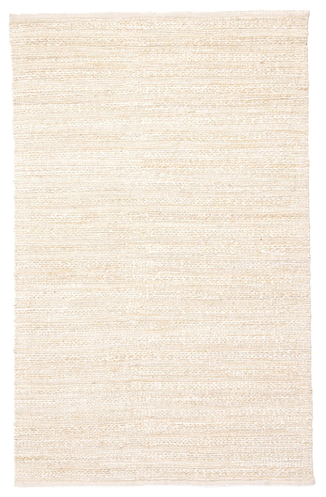 Jaipur Living Himalaya Canterbury Solid White / Beige 2'6" x 4' Rug
