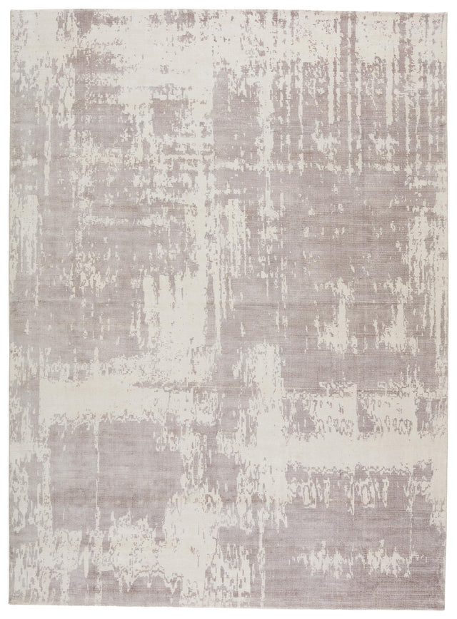 Jaipur Living Juliette Arabella Abstract Light Gray / White 6' x 9' Rug