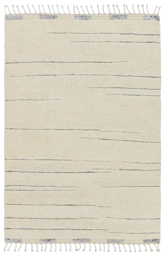 Jaipur Living Keoka Furrow Stripes Cream / Gray 8' x 10' Rug