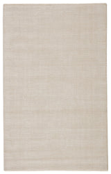 Jaipur Living Kelle Handmade Solid White/ Beige Area Rug (9'X13')
