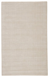 Jaipur Living Konstrukt Kelle Solid White / Beige 5' x 8' Rug