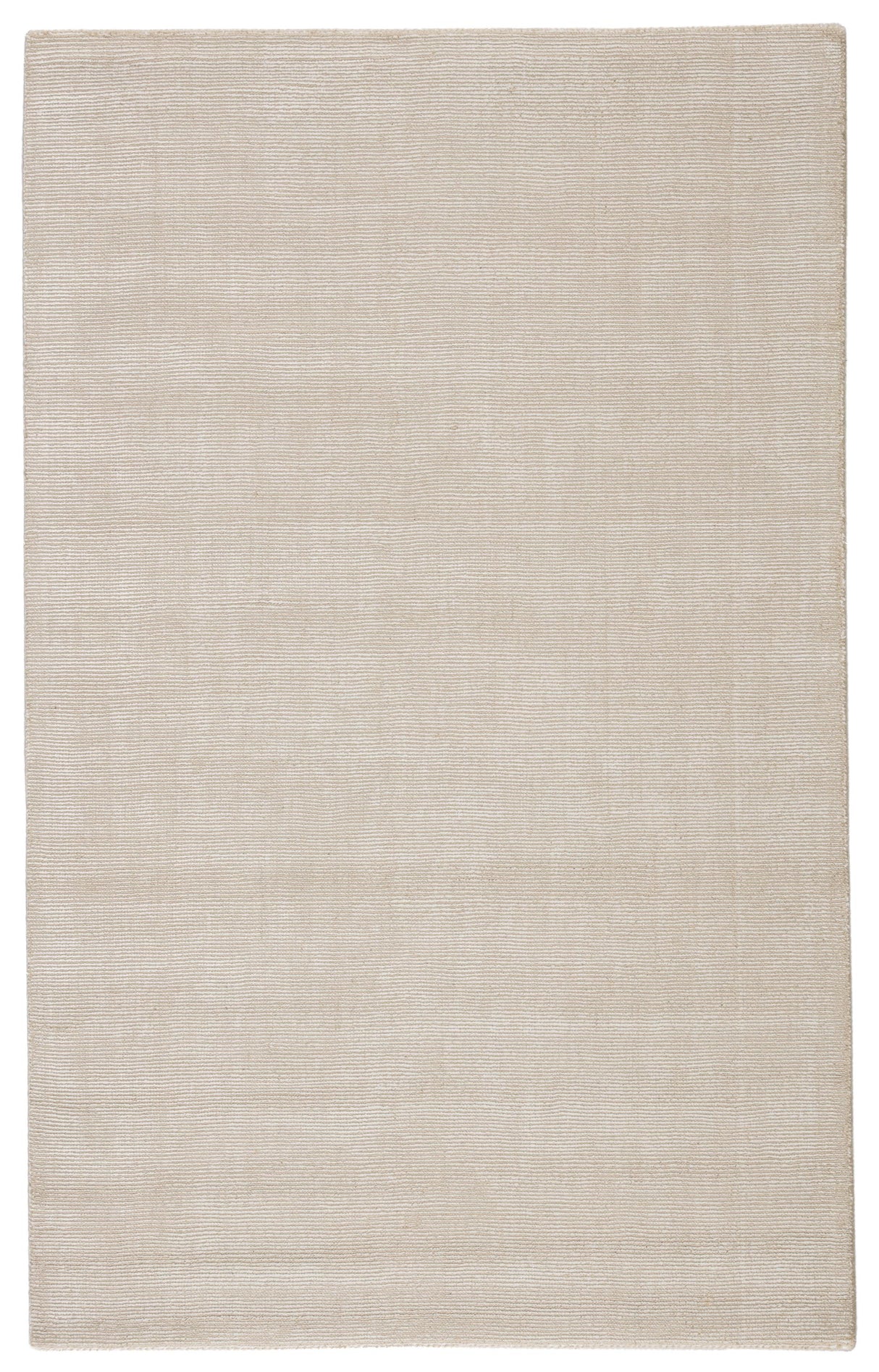 Jaipur Living Kelle Handmade Solid White/ Beige Area Rug (5'X8')