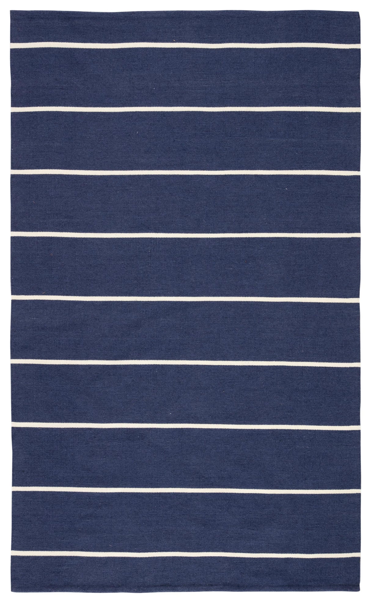 Jaipur Living Corbina Indoor/ Outdoor Striped Dark Blue/ Ivory Area Rug (2'X3')