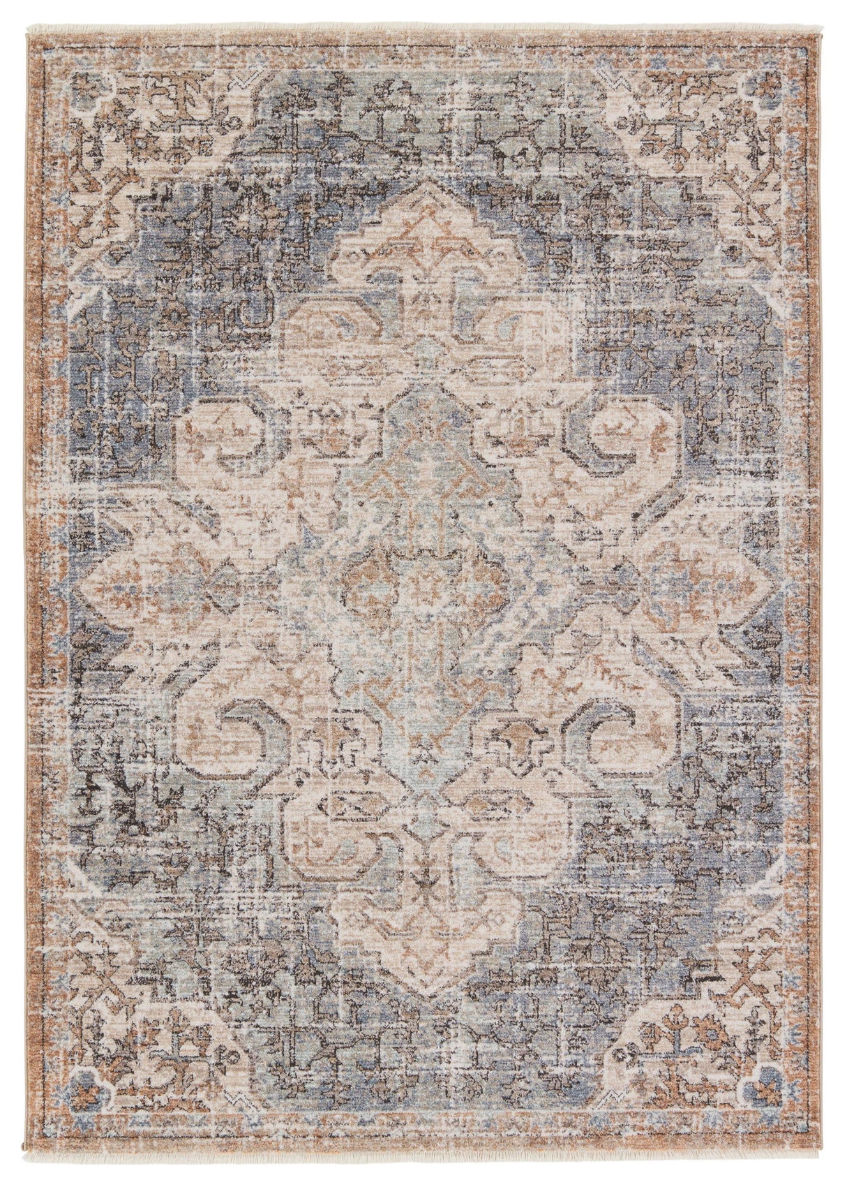 Jaipur Living Lark Lynette Medallion Tan / Blue 10' x 14' Rug