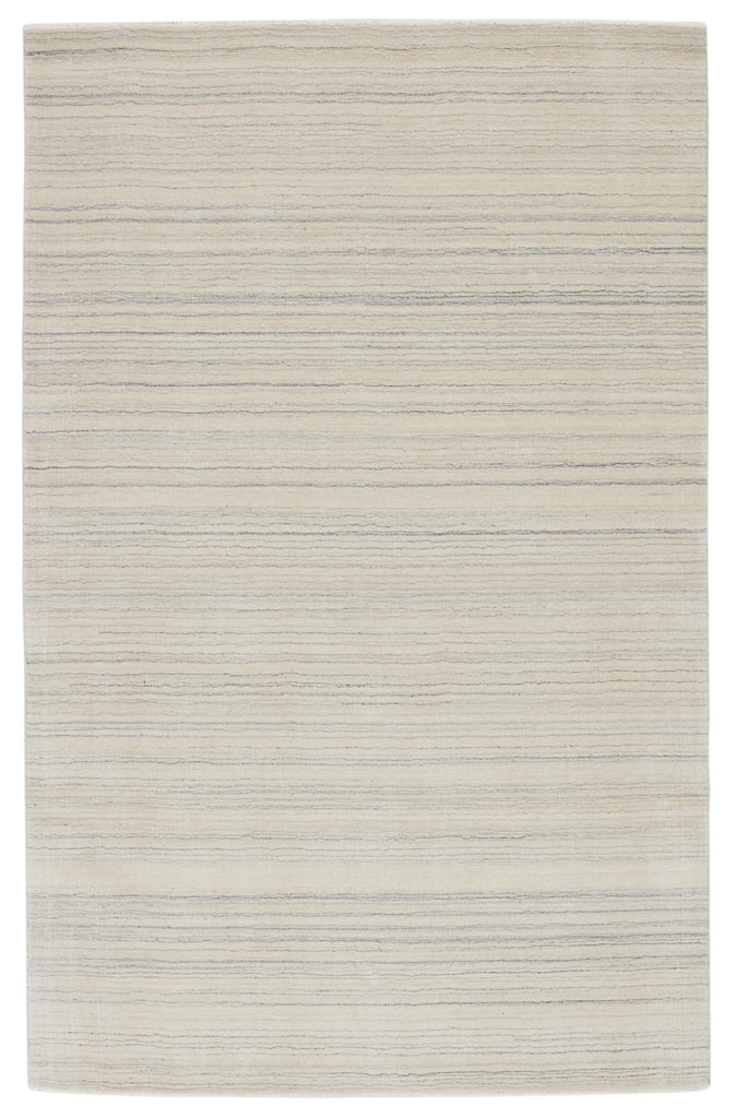Jaipur Living Oplyse Handmade Striped White/ Gray Area Rug (5'X8')