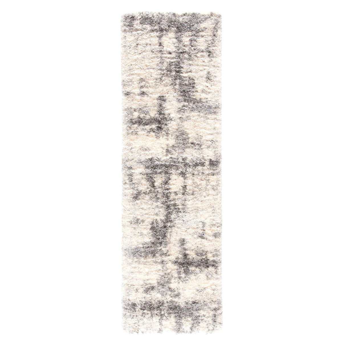 Jaipur Living Lyra Serenade Abstract Ivory / Light Gray 2'6" x 8' Rug