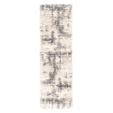 Jaipur Living Lyra Serenade Abstract Ivory / Light Gray 2'6" x 8' Rug