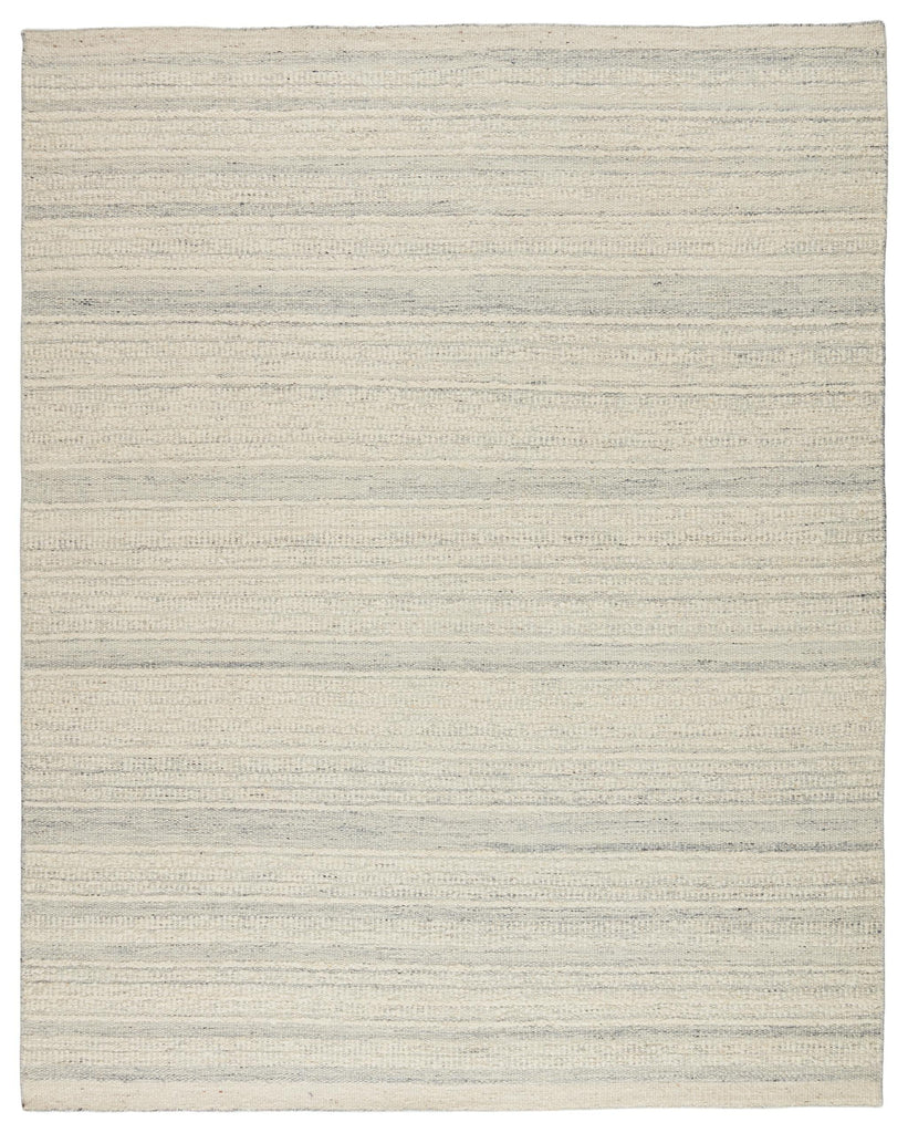 Jaipur Living Mendoza Culver Stripes Light Gray / Cream 5' x 8' Rug