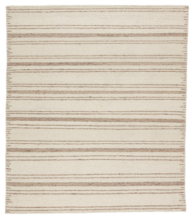 Jaipur Living Mendoza Torin Stripes Cream / Brown 5' x 8' Rug