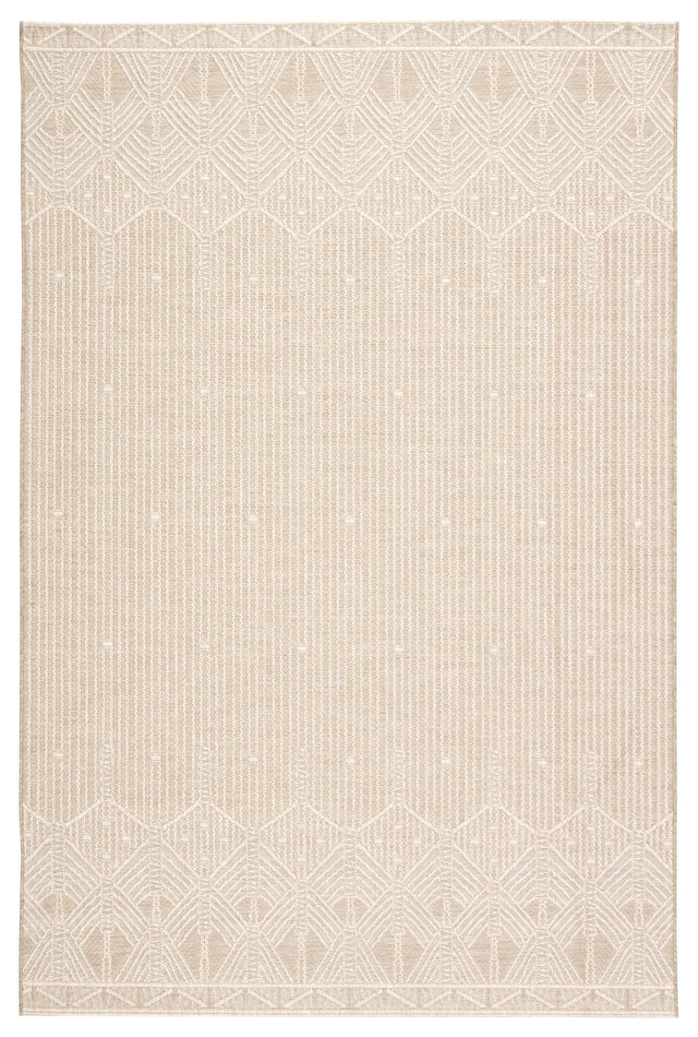 Jaipur Living Monteclair Belvidere Geometric Taupe / Beige 7'10" x 10'10" Rug