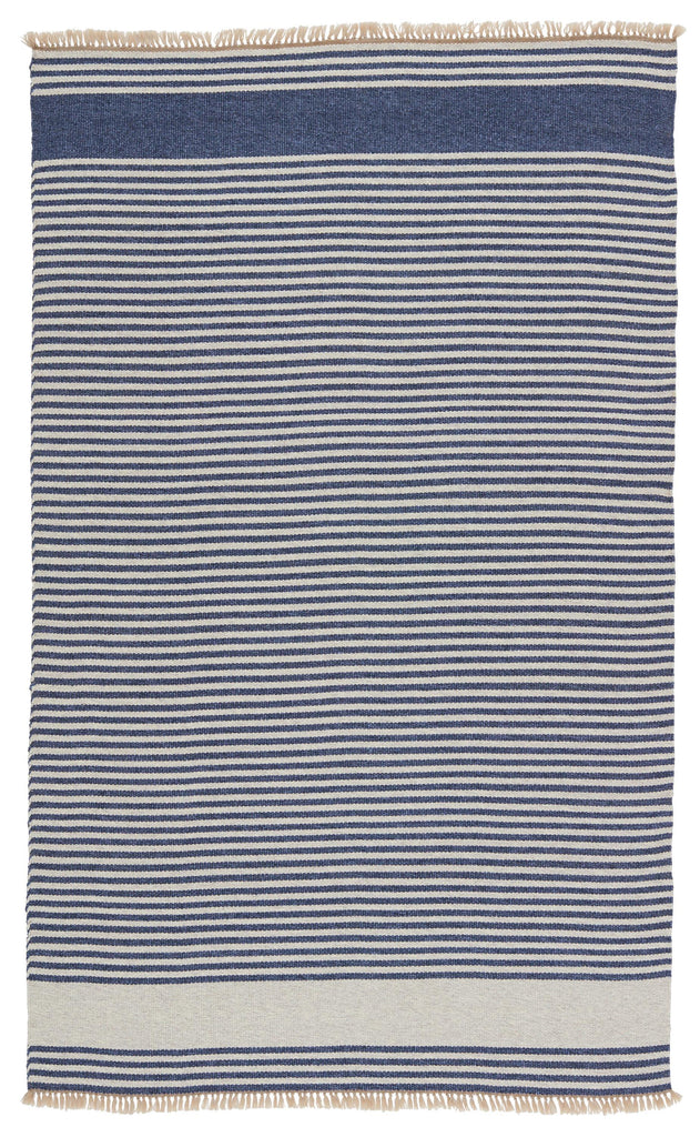 Jaipur Living Morro Bay Strand Stripes Blue / Beige 2' x 3' Rug