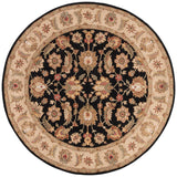 Jaipur Living Selene Handmade Floral Black/ Beige Round Area Rug (8' Rnd)