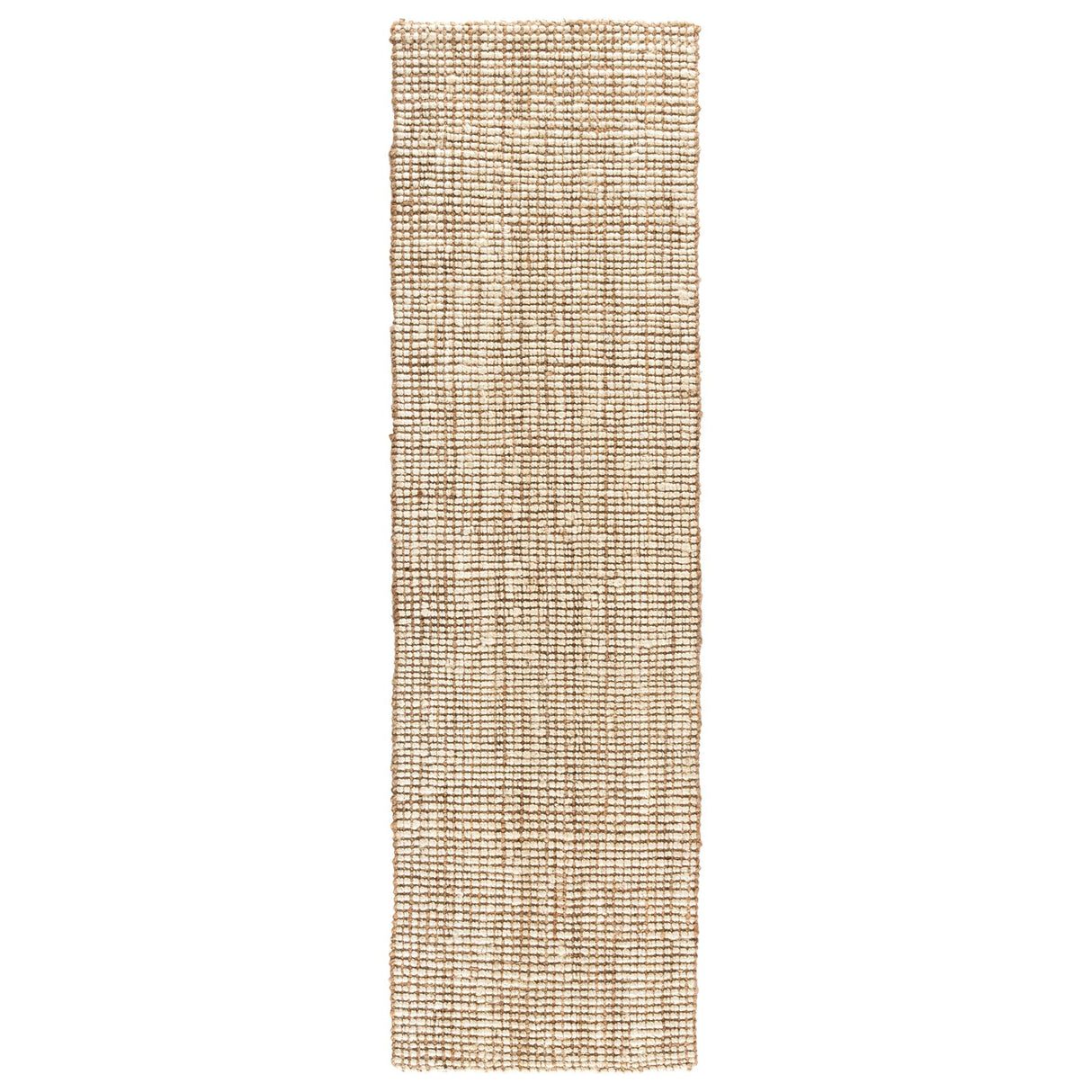 Jaipur Living Mayen Natural Solid White/ Tan Runner Rug (2'6"X9')