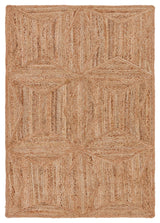 Jaipur Living Naturals Tobago Abel Geometric Beige 4' x 6' Rug