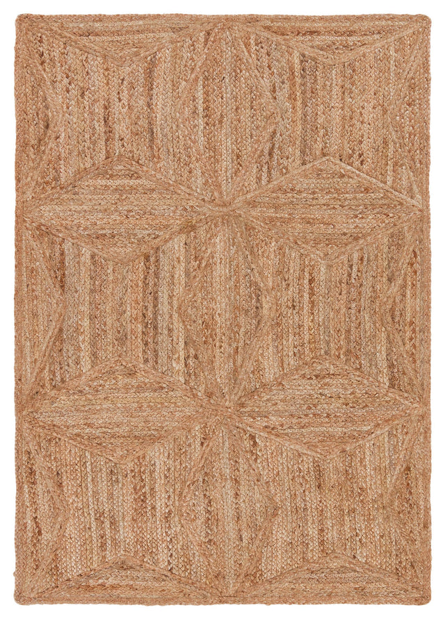 Jaipur Living Naturals Tobago Abel Geometric Beige 4' x 6' Rug