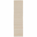 Jaipur Living Hutton Natural Solid White Runner Rug (2'6"X8')