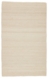 Jaipur Living Naturals Tobago Hutton Solid White 5' x 8' Rug