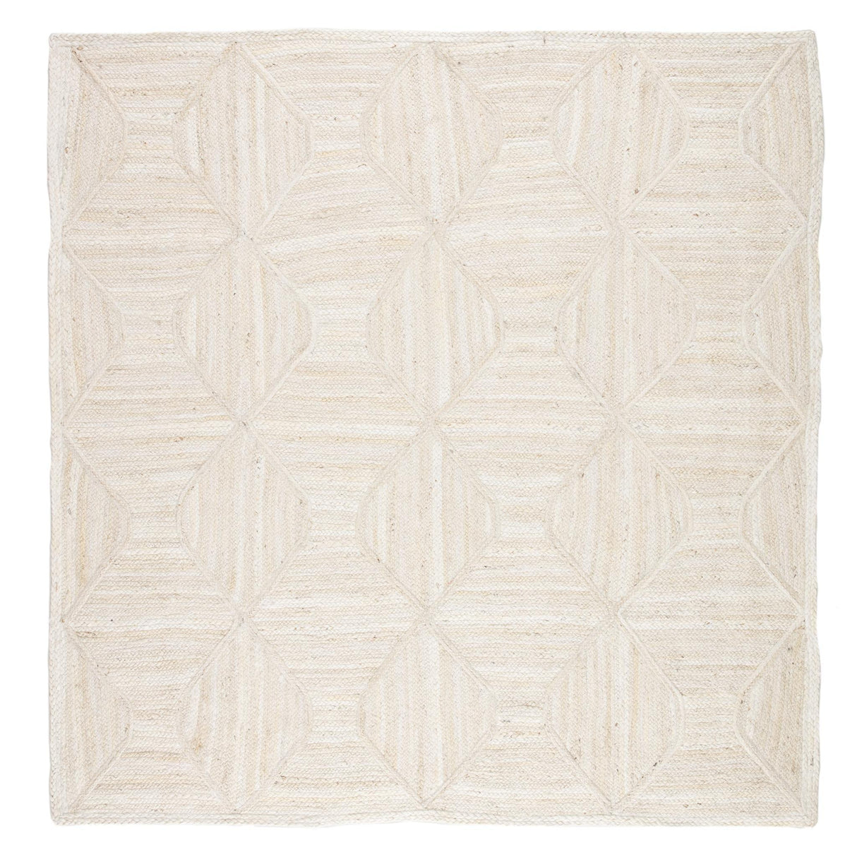 Jaipur Living Naturals Tobago Sisal Bow Trellis Ivory / Beige 8' SQR Rug
