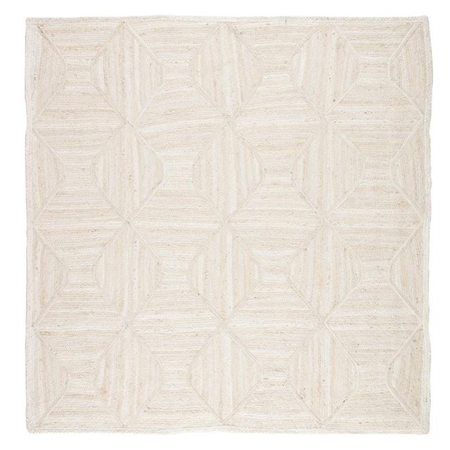 Jaipur Living Naturals Tobago Sisal Bow Trellis Ivory / Beige 8' SQR Rug