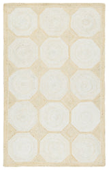 Jaipur Living Naturals Tobago Fiorita Geometric Light Beige / White 9' x 12' Rug