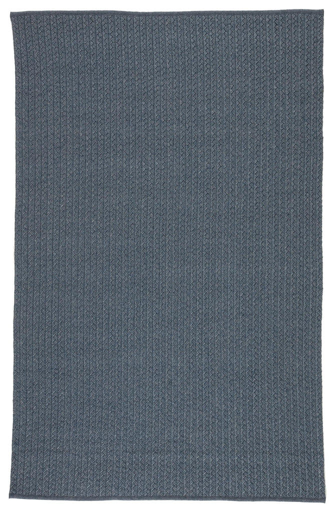 Jaipur Living Iver Indoor/ Outdoor Solid Blue/ Gray Area Rug (4'X6')
