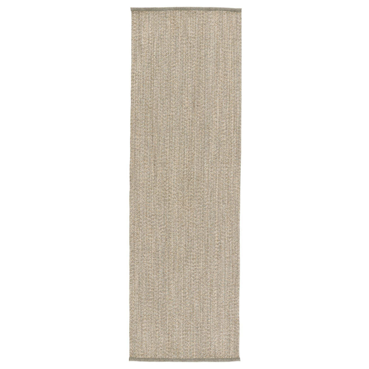 Jaipur Living Nirvana Sven Solid Taupe / Cream 2'6" x 8' Rug