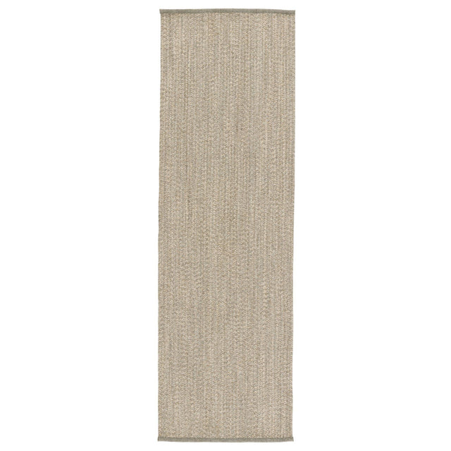 Jaipur Living Nirvana Sven Solid Taupe / Cream 2'6" x 8' Rug