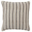 Jaipur Living Tanzy Lucien Stripes Dark Brown / Cream 20" x 20" Pillow
