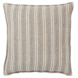 Jaipur Living Tanzy Lucien Stripes Cream / Gray 20" x 20" Pillow