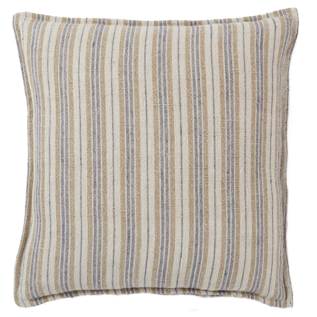 Jaipur Living Tanzy Lucien Stripes Cream / Gray 20" x 20" Pillow