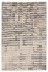 Jaipur Living Graphite Gravity Stripes Gray / Cream 2'8" x 8' Rug