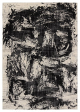 Jaipur Living Dusk Abstract Black/ Cream Runner Rug (2'8"X8')