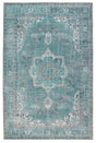 Jaipur Living Harman Tamara Medallion Teal / Green 9' x 12' Rug