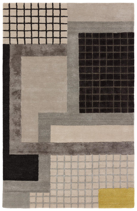 Jaipur Living Aramina Handmade Abstract Gray/ Black Area Rug (6'X9')