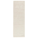 Jaipur Living Konstrukt Kelle Solid White / Beige 2'6" x 8' Rug