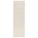 Jaipur Living Kelle Handmade Solid White/ Beige Runner Rug (2'6"X8')